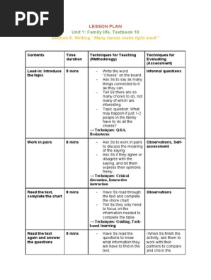 G2-lesson plan for Writing