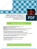 Diapositiva - MEDIOS DE IMPUGNACION CIVILES