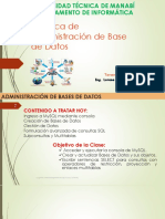 ABD PRACTICA 01 Gestion Tablas