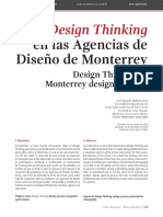 El en Las Agencias de Diseño de Monterrey: Design Thinking