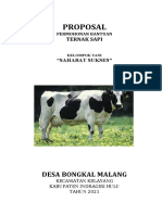 PROPOSAL PERMOHONAN TERNAK SAPI BONGKAL MALANG - Sahabt Sukses