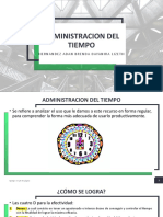 ADMINISTRACION DEL TIEMPO