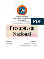 presupuesto nacional 1