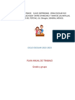 Planificación educativa 3° primaria