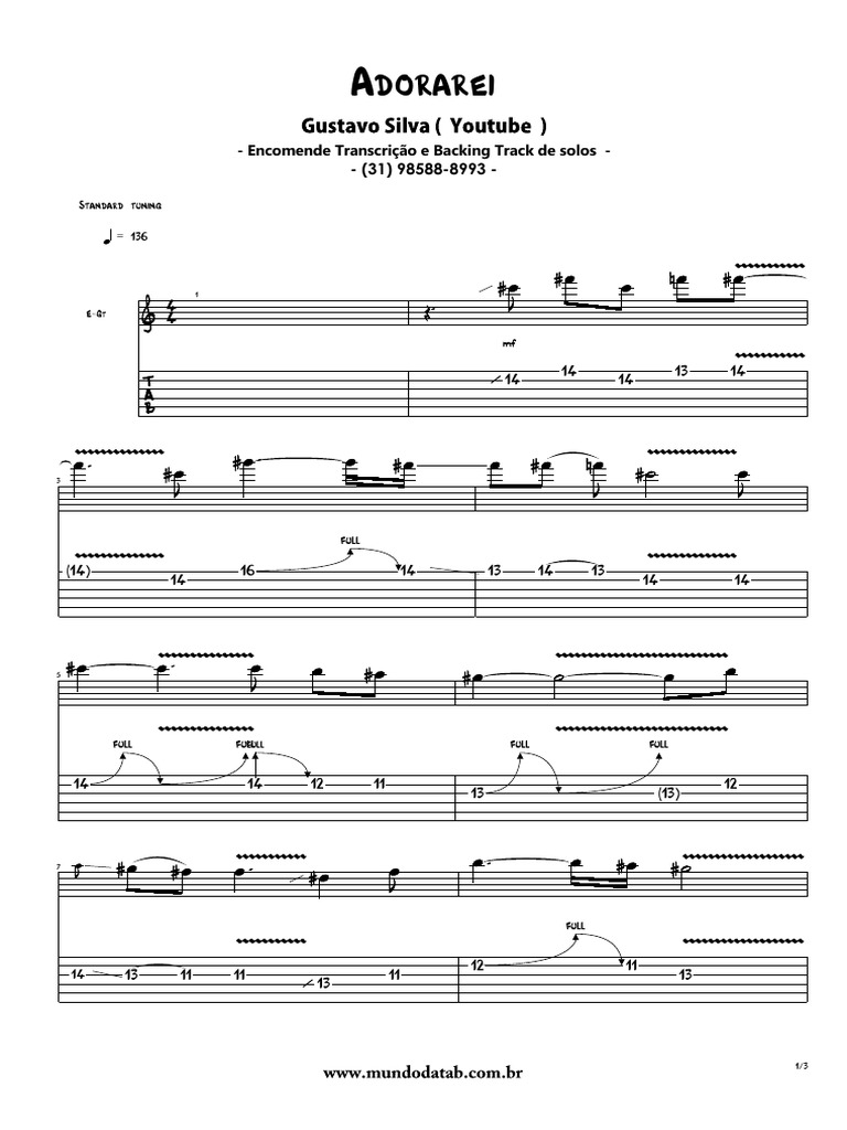 Adorarei Samuel Mariano Dvd Tab Pdf