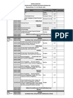 Jadwal KMD G