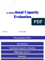 Functional Capacity Evaluation 1