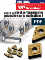 New Chip Breaker Inserts for Automotive Turning