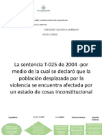 Sentencia T 025 de 2004