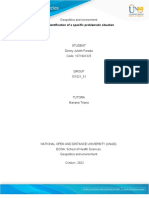 Task - 2 - Identification of A Specific Problematic Situation - Julieth Parada