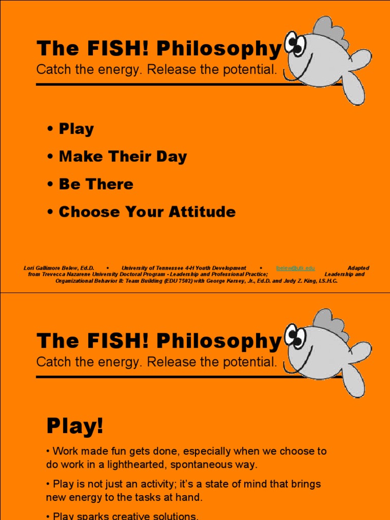 FISH! PDF Mental Health Mood (Psychology)
