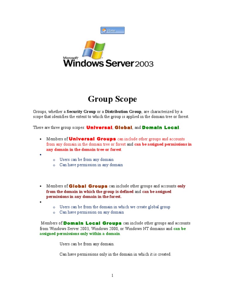 An InDepth Guide to Understanding Group Scopes in Active Directory