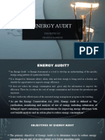 ENERGY AUDIT OVERVIEW