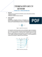 Caracterización de sensores: fotorresistencia, termistor, temperatura, fotodiodo