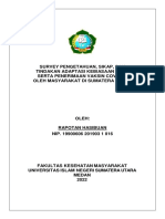 Survey Pengetahuan, Sikap, Dan Tindakan Adaptasi Kebiasaan Baru Serta Penerimaan Vaksin COVID-19 Oleh Masyarakat Di Sumatera Utara (Laporan Penelitian Lektor)