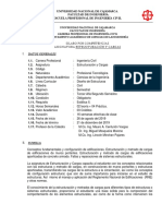 Syllabus Estructuracion y Cargas UNC