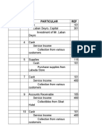 Sample Journal To Trial Balance