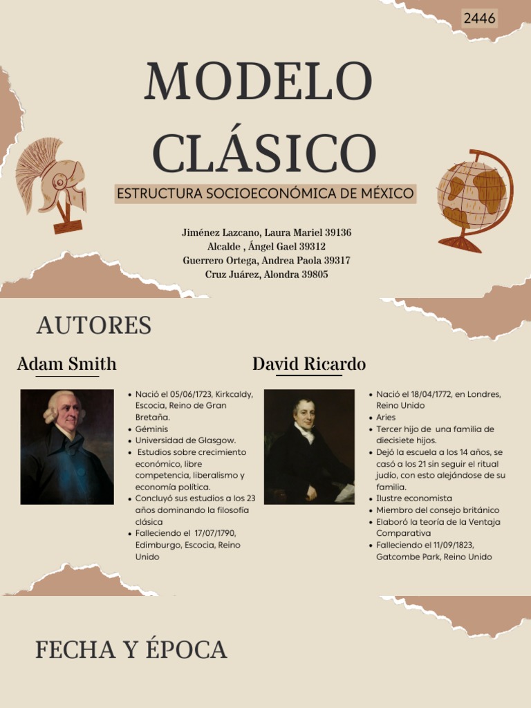 Modelo Clásico | PDF | Adam Smith | Macroeconómica