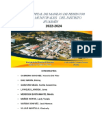 Plan de residuos Huasmín 2022-2024