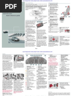 Audi A6 Quick Reference Guide Diagram User Manual