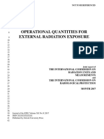 ICRU and ICRP Draft Joint Report Operational Quantities For External Radiation Exposure