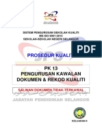 PK13 - Pengurusan Kawalan Dokumen Dan Rekod Kualiti
