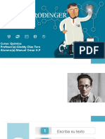 NIELS SCHRODINGER'S MICROSCOPE POWERPOINT TEMPLATE