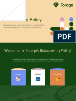 Forage Referencing Policy V4