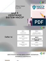 Verifikasi HACCP Di TPP