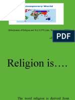 Module 3 Globalization of Religion Andra 11479