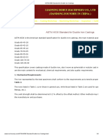 ASTM A536 Standard For Ductile Iron Castings