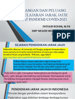 Tantangan Dan Peluang Pembelajaran Jarak Jauh Disaat Pandemi