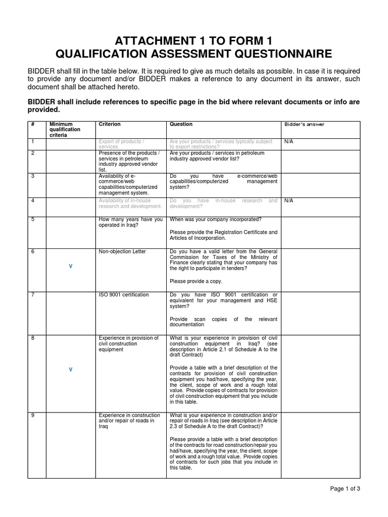 1414 01 Attachment 1 To Form 1 Qaq PDF Vehicles