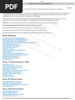 Maintenance Interval Schedule Bulldozer D6R