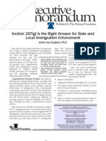 Strengthening §287(g) Programs for Immigration Enforcement