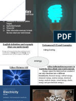 Electricity Vocabulary Block B