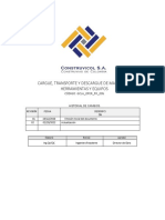 GCLA - OPER - PR - 005 - Cargue, Transporte y Descargue de Materiales