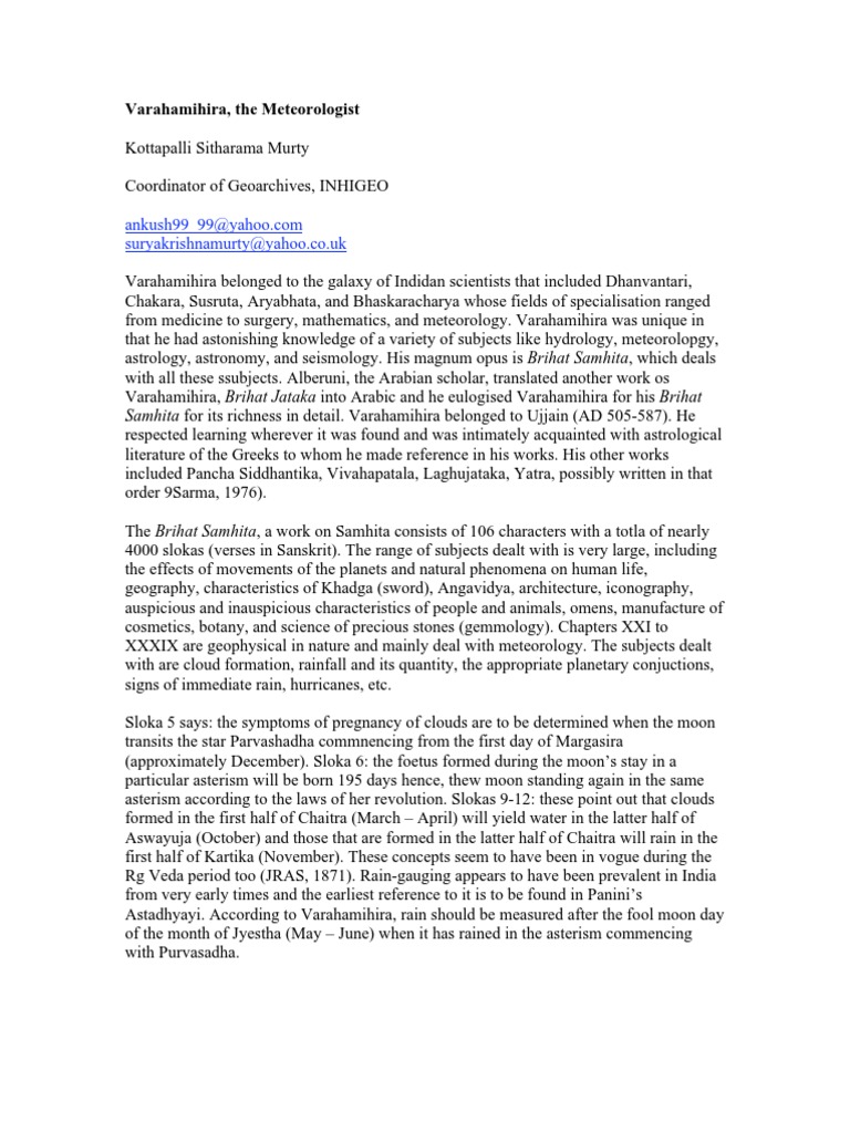 Murty Abstract Info) PDF Meteorology Science