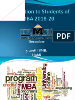 MBA Orientation Programme