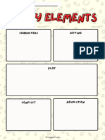 Story Elements Worksheet PDF - Imagine Forest