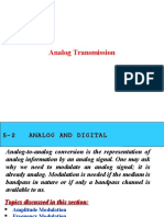 Analog Transmission Modulation Types