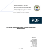 Factores Metalurgicos Aplicables Al Diseño y Operacion de Maquinas Marinas