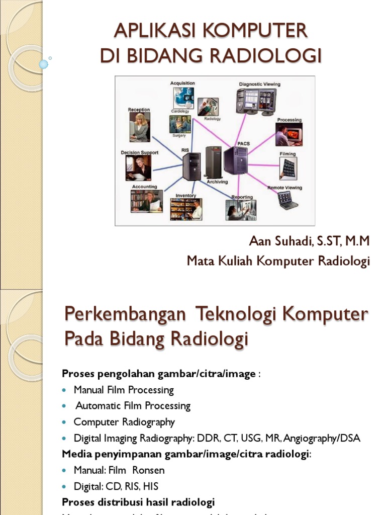 Aplikasi Komputer dalam Radiologi | PDF | Teknologi & Rekayasa