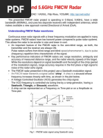 C-Band 5.6GHz FMCW Radar