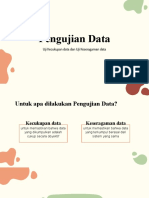 Pengujian Data