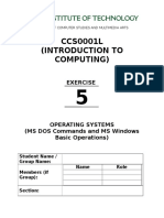 M5 TECHNICAL1 Software Operating System