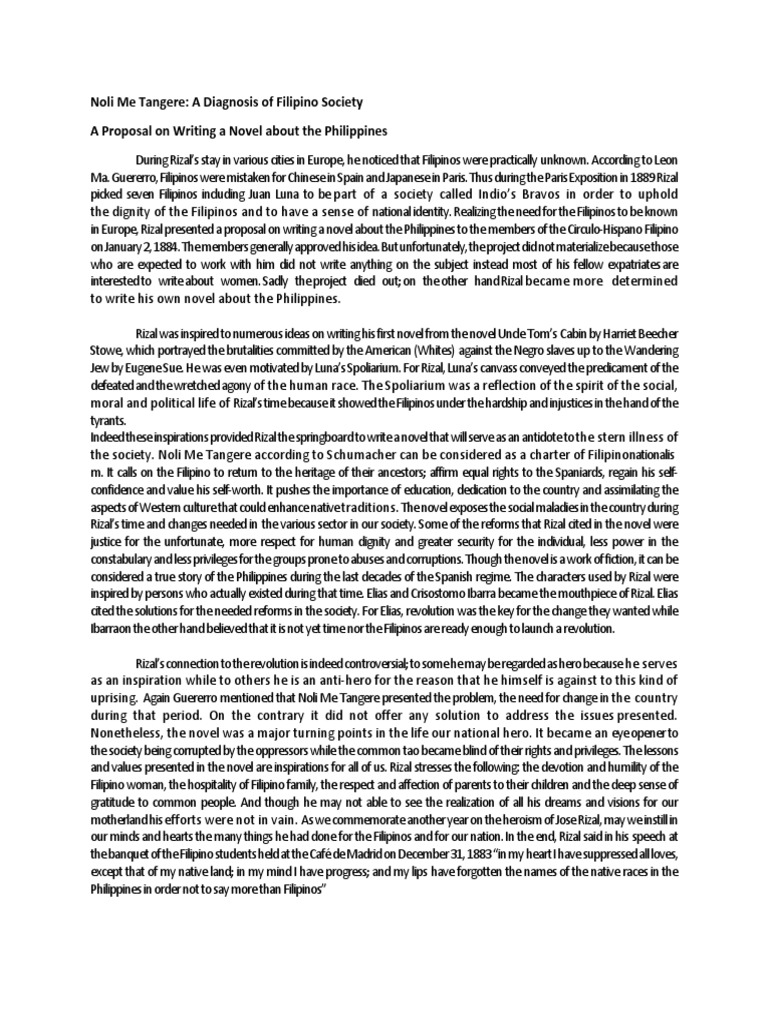noli-me-tangere-a-diagnosis-of-filipino-society-pdf-philippines