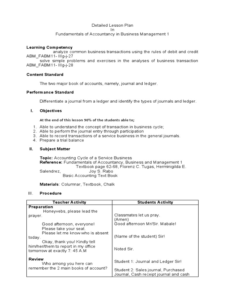 LP For Accounting Week 6 PDF Debits And Credits Accounting