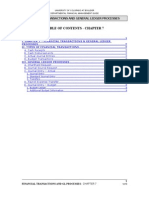 Table of Contents - Chapter 7: Financial Transactions and General Ledger Processes