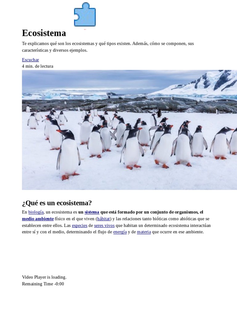 Tipos y características de ecosistemas | PDF | Ecosistema | Clima
